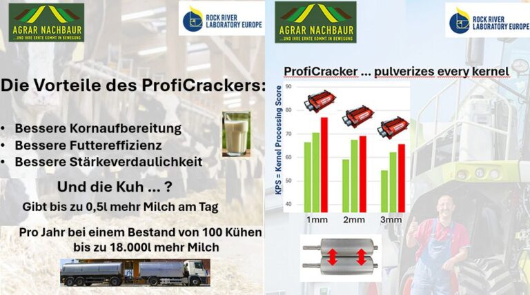 ProfiCracker: Bessere Kornaufbereitung für mehr Futtereffizienz